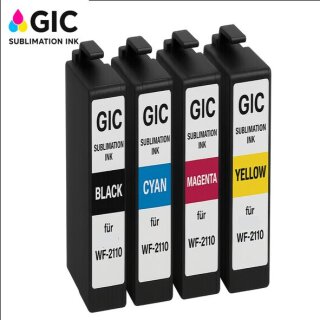T16 / T16XL - GIC Sublimationspatronen Multipack mit je 1x B/C/M/Y