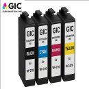 T16 / T16XL - GIC Sublimationspatronen Multipack mit je...