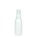 Recycling PET Flasche RIGOLETTO 100 ml weiß mit...