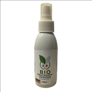 100ml Bio-Clean Print Nr. 1 Druckkopfreiniger in Sprühflasche - biologisch abbaubarer Druckkopfreiniger - Druckkopfpatronen optimiert