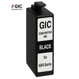 604XL Black GIC Sublimationspatrone mit ca. 13ml Inhalt - ersetzt C13T10H14010