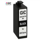 604XL Black GIC Sublimationspatrone mit ca. 13ml Inhalt -...