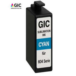 604XL Cyan GIC Sublimationspatrone mit ca. 12ml Inhalt - ersetzt C13T10H24010