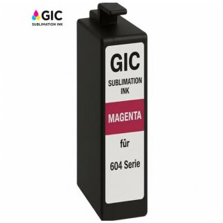 604XL Magenta GIC Sublimationspatrone mit ca. 12ml Inhalt - ersetzt C13T10H34010