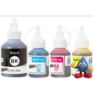 MultiPack BT-6000, BT-5000 (BT6000BK, BT5000C, BT5000M, BT5000Y) -TiDis kompatible Druckertinte