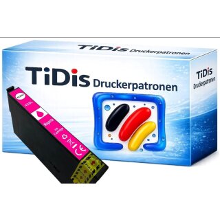 408L magenta XL TiDis Ersatzdruckerpatrone m.21,6ml Inhalt für ca. 1.700 Seiten nach Iso - ersetzt C13T09K34010