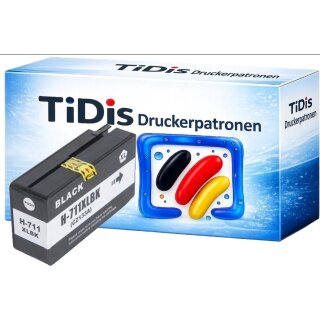 HP711BK - BestPrice kompatible Patrone Black mit 75ml Inhalt - ersetzt CZ133A