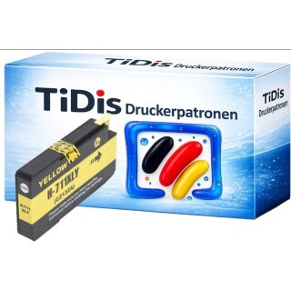 HP711Y - BestPrice Kompatible Patrone Yellow mit 28ml Inhalt - ersetzt CZ132A