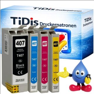 BMW407 Multipack je 1x BCMY Best Price kompatible Druckerpatronen