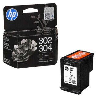 HP302 / HP304 Original Druckerpatrone B7RT7AE schwarz mit ca. 120 Seiten Druckleistung nach Iso