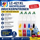 LC-421XL Nachfüllbare Druckerpatronen mit One Way...