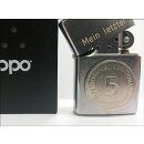 Mein letzter 5er - auf einem echten Zippo Sturmfeuerzeug...