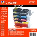 C166 - TiDis Multipack 5 XL Ersatzpatronen BBCMY -...