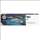 HP981X - HP Druckerpatrone cyan mit ca.10.000 Seiten...