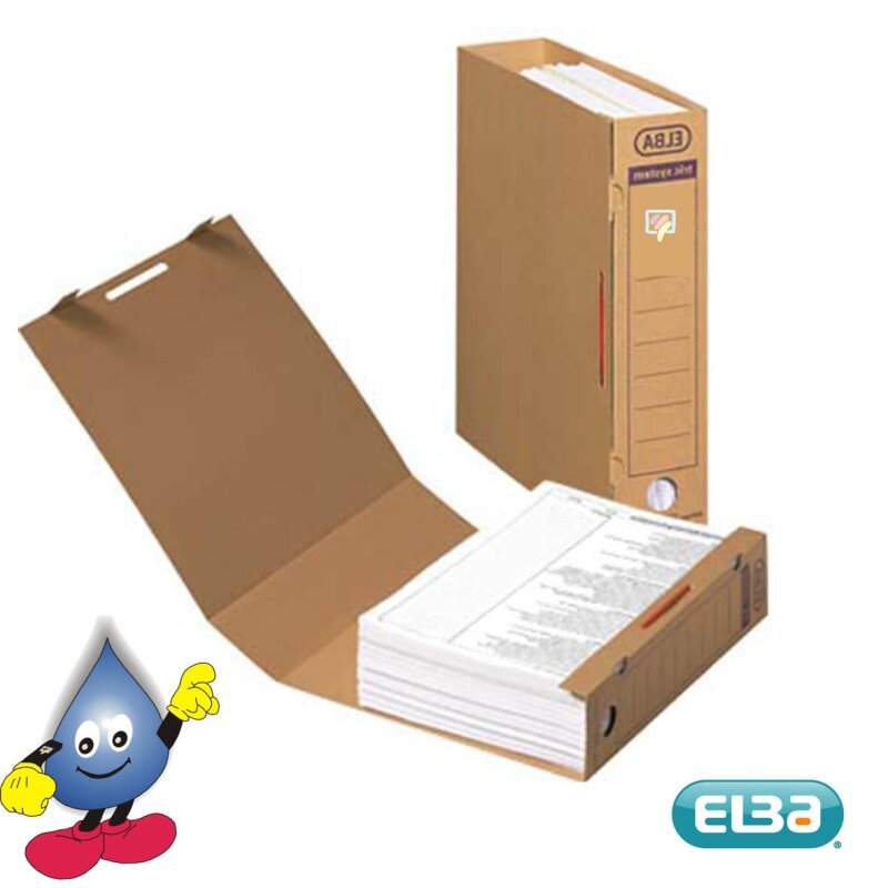 ELBA Tric Archiefdoos Bruin 15,8 X 30,8 X 33,3 Cm Karton 6 Stuks P 1228669