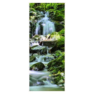 Duschrückwand / Nischenverkleidung 180x55cm (BxH) Motiv: Natural Waterfall