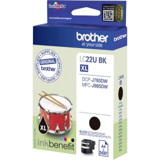 LC-22U BK - schwarze - Brother Druckerpatrone LC22UBK