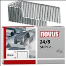 novus Heftklammern 24/8 SUPER 1.000 St.