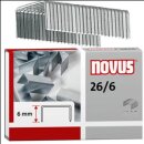 novus Heftklammern 26/6 10.000 Stück