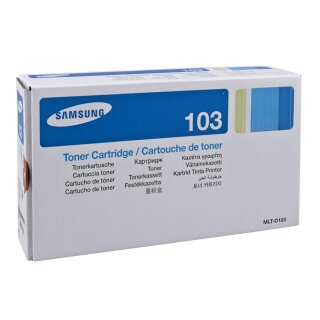 SU716A - MLT-D103L - Schwarz - Original Samsung Toner mit 2.500 Seiten Druckleistung nach Iso - SU716A