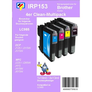 Dr. Inkjet Druckkopfreinigungspatronen für Brother LC985