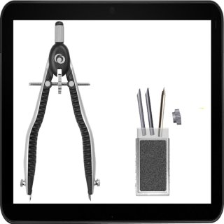 Herlitz 11122322 Schnellverstellzirkel my.pen schwarz/grau mit Zusatzminen und Anspitzmöglichkeit