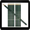 FABER-CASTELL Steno 9008 Bleistifte in HB...