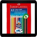 FABER-CASTELL Farbstifte Colour GRIP im 12er Spar Pack