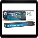 HP973X Cyan Original Druckerpatrone mit hoher Reichweite für HP PageWide - 7.000 Seiten Druckleistung - F6T81AE