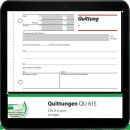 sigel Formularbuch QU615 Quittung, MwSt. separat...