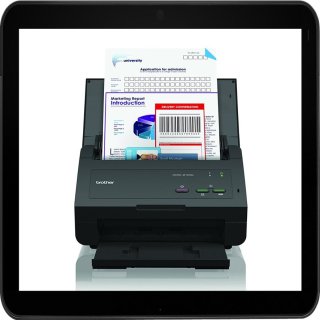 Dokumentenscanner A4 | Brother ADS2100E mit Wlan und bis zu 25 Seiten Scannleistung in der Minute