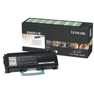 E460X11E- Schwarz - Original Lexmark Toner mit 15.000 Seiten Druckleistung nach Iso