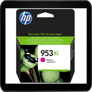 HP953XL Magenta HP Druckerpatrone mit ca.1600 Seiten Druckleistung - F6U17AE