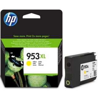 HP953XL Yellow HP Druckerpatrone mit ca.1600 Seiten Druckleistung - F6U18AE