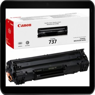 9435B002 Toner für I-Sensys  Canon Cartridge 737  für ca. 2.400 Seiten in Black