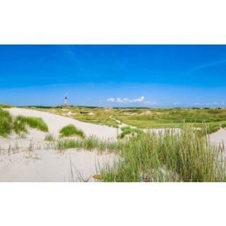 SPRITZSCHUTZ FÜR DIE KÜCHE Motiv: Nordsee Strand - Herdspritzschutz / Küchenrückwand 90x55cm (BxH)