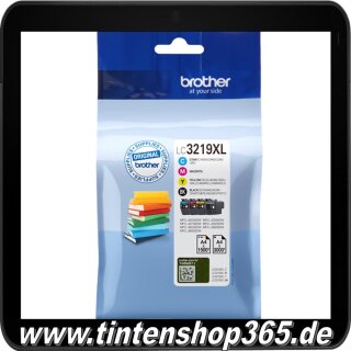 LC3219XLVAL - B/C/M/Y - Value-Pack 4 Original Brotherpatronen mit 7.500 Seiten Druckleistung nach ISO