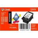 PG545XLBK - schwarz - TiDis Recycling Druckerpatrone mit...