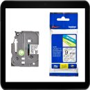 brother Beschriftungsband TZe-121 schwarz auf transparent...