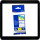 brother Beschriftungsband TZe-253 blau auf weiß 24 mm