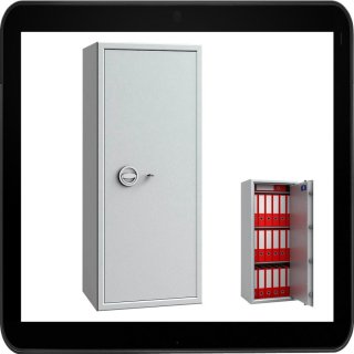 Sicherheitsschrank IV Sicherheitsstufe S1 nach EN14450 mit 3mm dicken Stahlplatten und einer 6,5 mm dicken Tür | Boden bzw. Wandverankerung möglich