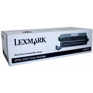 12N0771 - Schwarz - Original Lexmark Toner mit 14.000 Seiten Druckleistung nach Iso