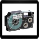 Casio Beschriftungsband XR-12X schwarz auf transparent 12 mm