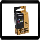 Casio Beschriftungsband XR-9GD schwarz auf gold 9 mm
