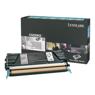 C5220KS - Schwarz - Original Lexmark Toner mit 4.000 Seiten Druckleistung nach Iso