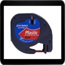 DYMO LetraTag Beschriftungsband Kunststoff 91223 schwarz...