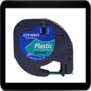 DYMO LetraTag Beschriftungsband Kunststoff 91224 schwarz...