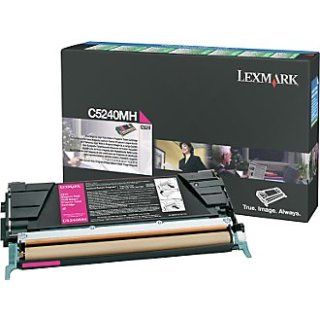 C5240MH - Magenta - Original Lexmark Toner mit 5.000 Seiten Druckleistung nach Iso