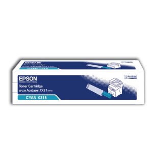 SO50318 - cyan - Original Epson Toner mit 5.000 Seiten Druckleistung nach Iso