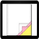sigel Endlospapier A4 hoch 3-fach Durchschläge